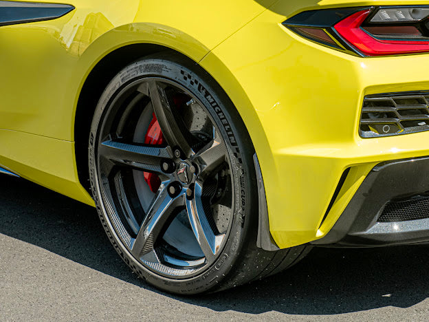 2020+ CHEVROLET CORVETTE C8 Z06 & E-RAY | CARBON FLASH XL EXTENDED FRONT SPLASH GUARD